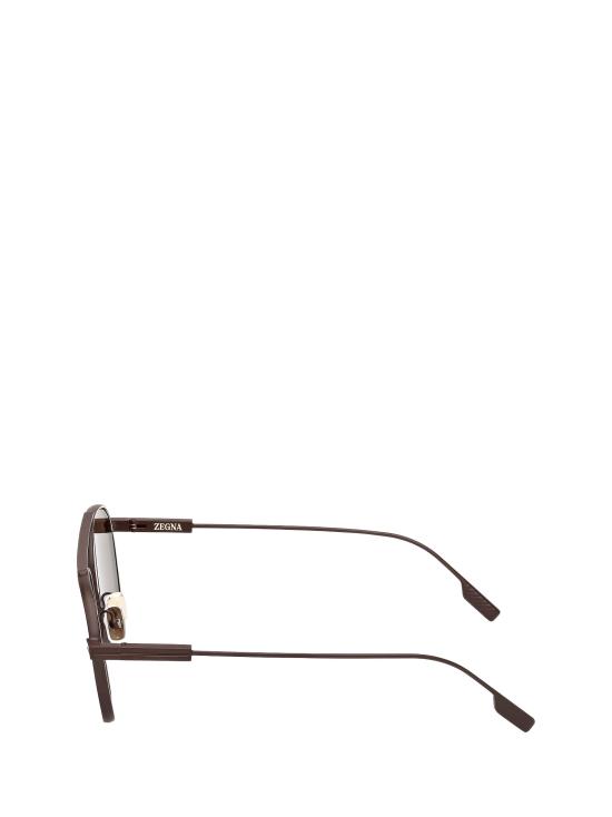 26FW 에르메네질도제냐 선글라스 EZ0290 49E MATTE DARK BROWN - ERMENEGILDO ZEGNA