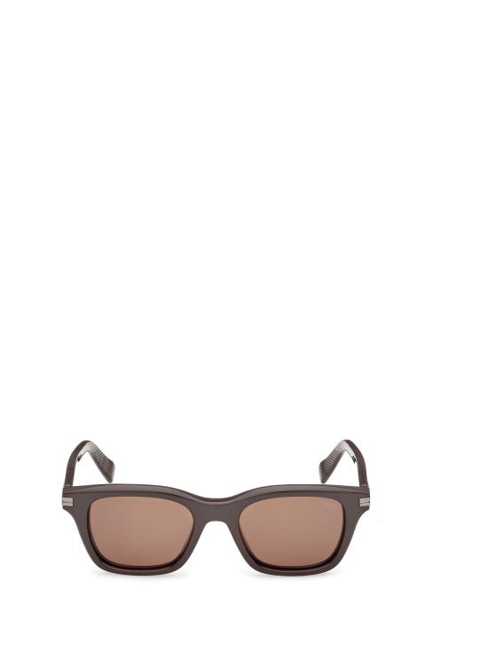 26FW 에르메네질도제냐 선글라스 EZ0303 50E LIGHT BROWN