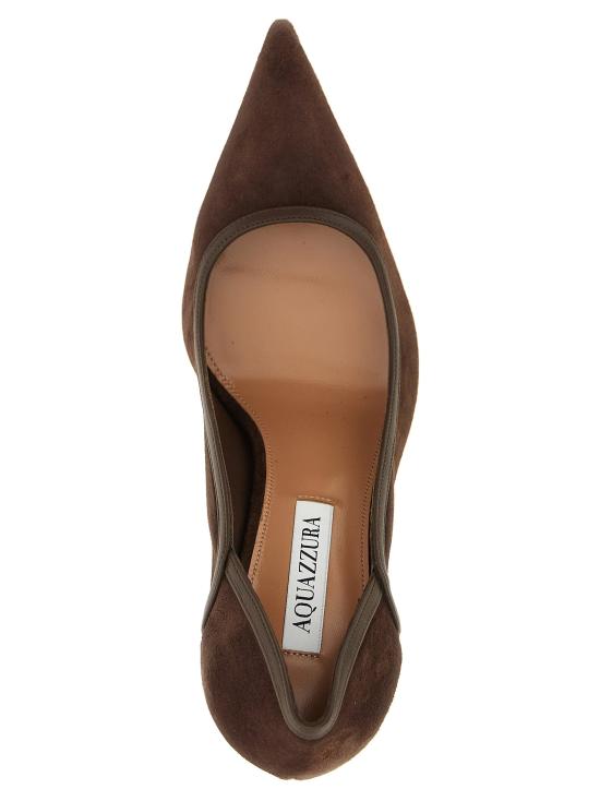 26FW 아쿠아주라 힐/펌프스 플러시 펌프스 브라운 - AQUAZZURA