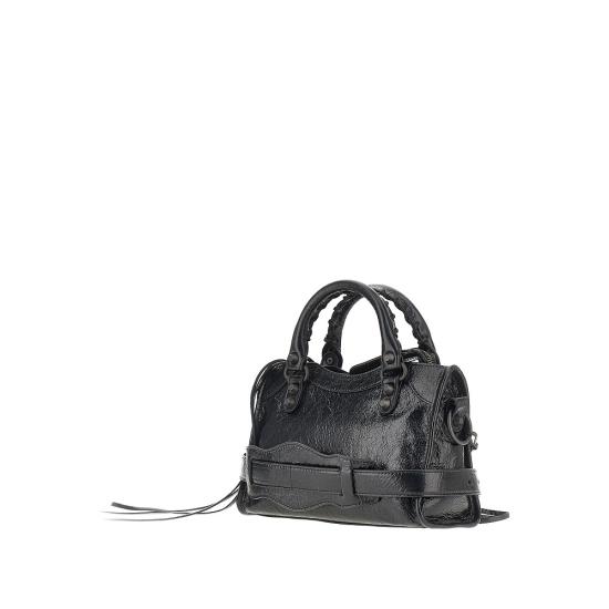 26FW 발렌시아가 르 시티 백 8657632ACFH Black - BALENCIAGA