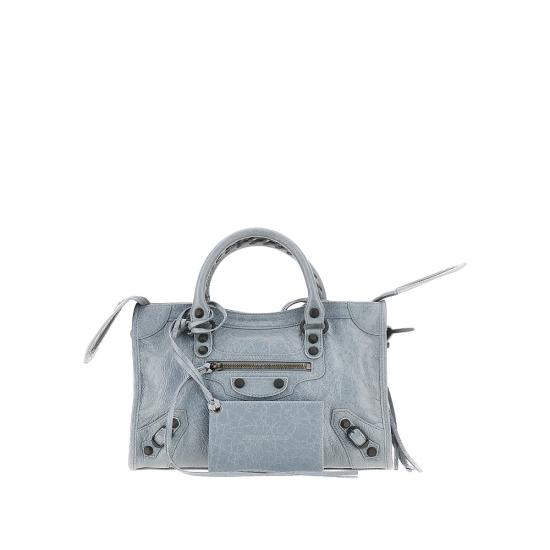 26FW 발렌시아가 르 시티 백 스몰 8657622ACFH Grey