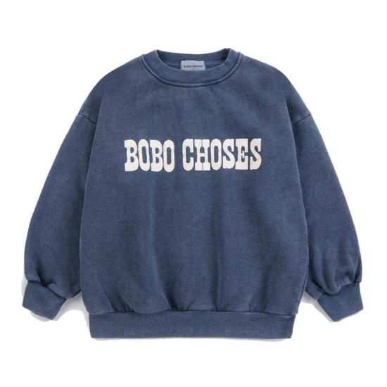 26FW [키즈] 보보쇼즈 니트/스웻셔츠 B226AC033 401 MIDNIGHT BLUE
