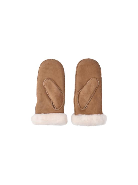 26FW 어그 셔링 자수 미튼 장갑 20932 CHE BROWN - UGG