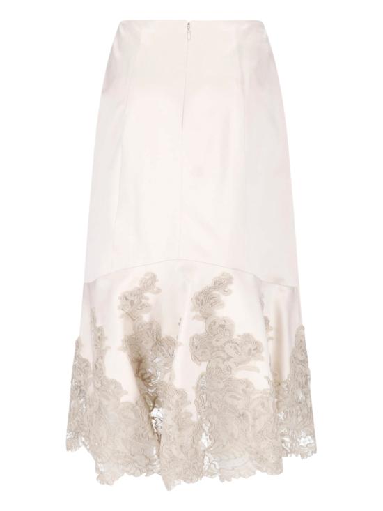 26FW 에르마노 설비노 미디 스커트 D492O742APNXE 30401 CREAM - ERMANNO SCERVINO