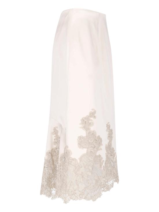26FW 에르마노 설비노 미디 스커트 D492O742APNXE 30401 CREAM - ERMANNO SCERVINO