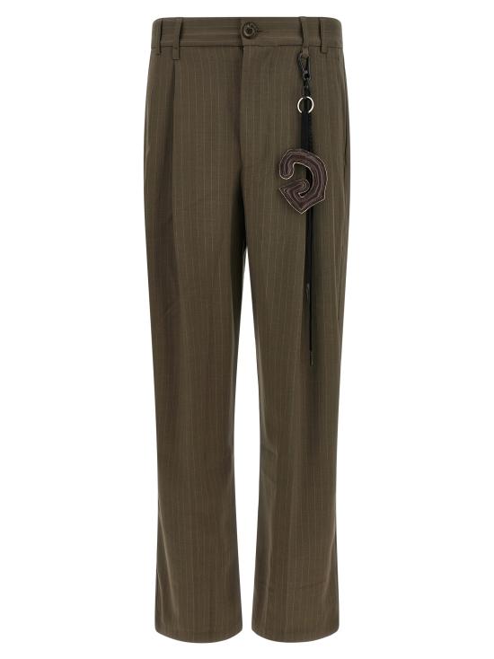 26FW 송포더뮤트 스트레이트 팬츠 262UPT109EPIPOTPETAUPE Brown