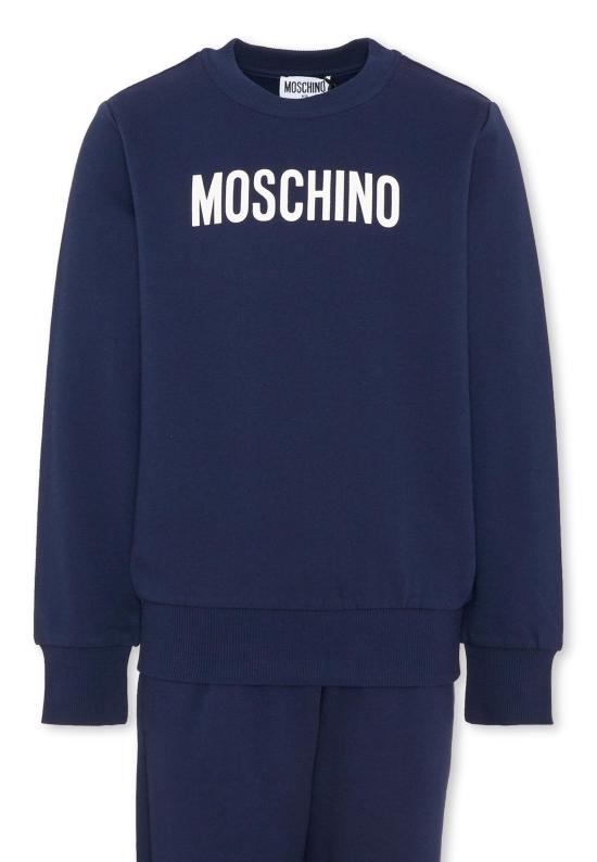 26FW [키즈] 모스키노 오버롤 HUK04S LCA93 40016 BLUE - MOSCHINO