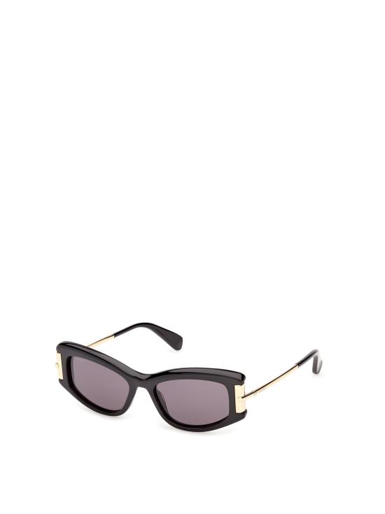 26FW 막스마라 선글라스 MM0189 01A SHINY BLACK DEEP GOLD - MAX MARA