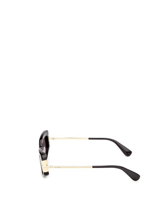 26FW 막스마라 선글라스 MM0189 01A SHINY BLACK DEEP GOLD - MAX MARA