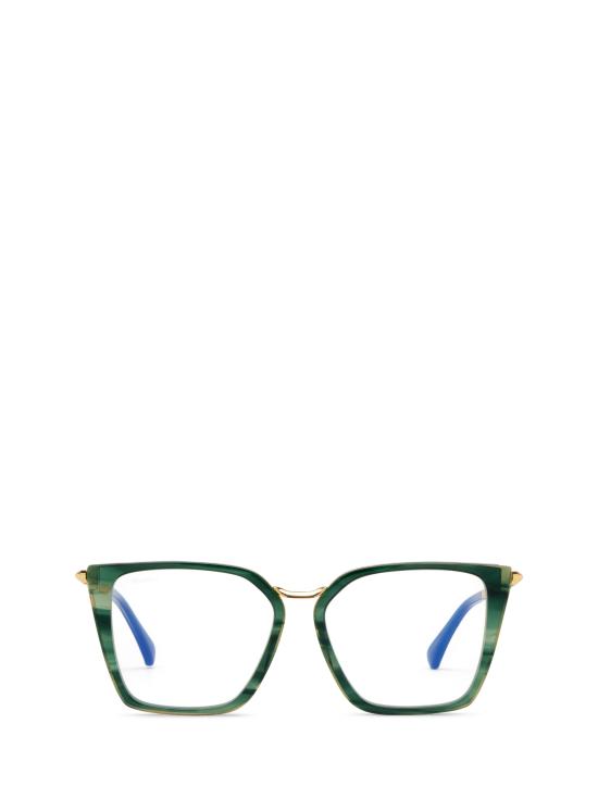 26FW 막스마라 안경 MM5151 B 098 DARK GREEN STRIPED SHINY DEEP GOLD