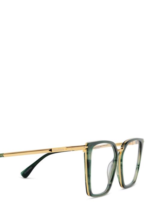 26FW 막스마라 안경 MM5151 B 098 DARK GREEN STRIPED SHINY DEEP GOLD - MAX MARA