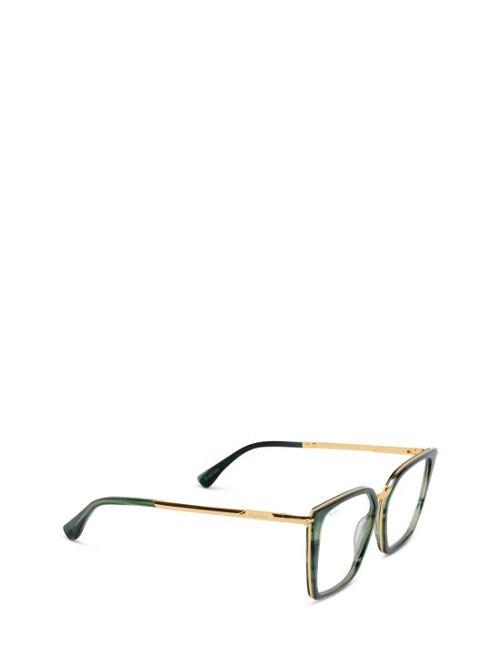 26FW 막스마라 안경 MM5151 B 098 DARK GREEN STRIPED SHINY DEEP GOLD - MAX MARA