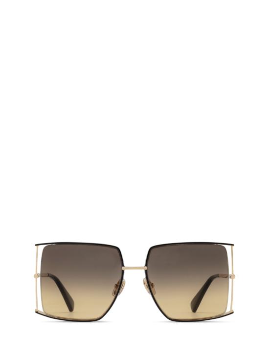26FW 막스마라 선글라스 MM0120 05A SHINY BLACK PALE GOLD