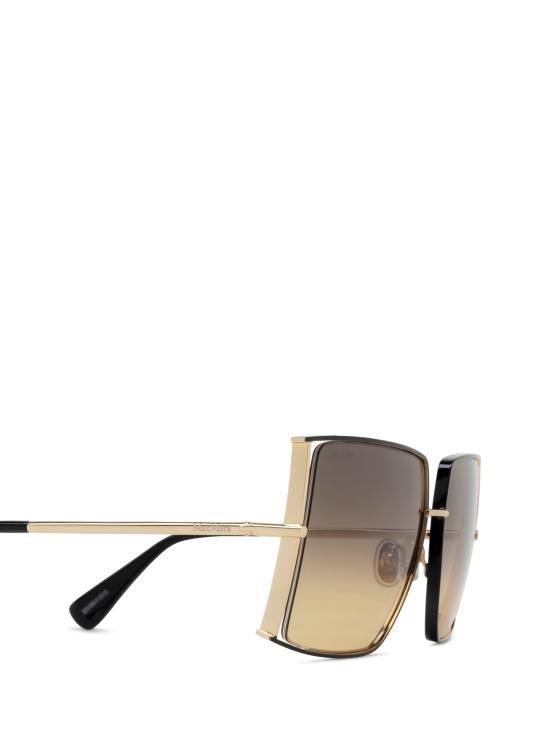 26FW 막스마라 선글라스 MM0120 05A SHINY BLACK PALE GOLD - MAX MARA