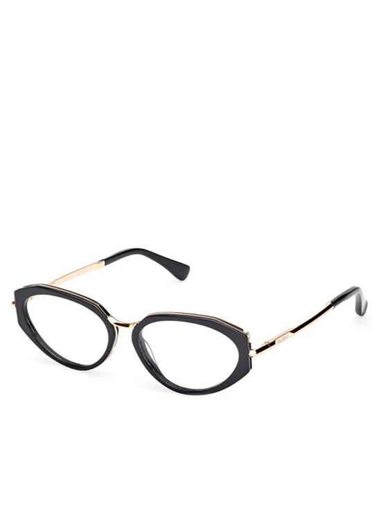 26FW 막스마라 안경 MM5185 001 SHINY BLACK DEEP GOLD - MAX MARA