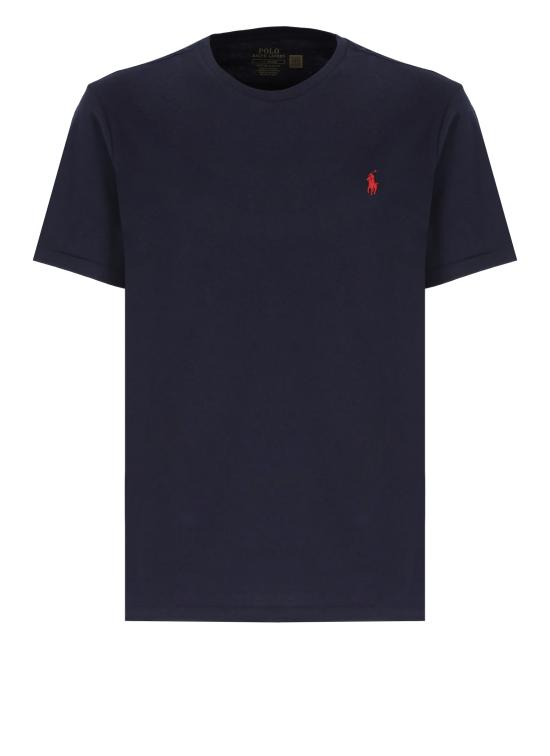 26FW 랄프 로렌 반팔 티셔츠 710680785 004 BLUE
