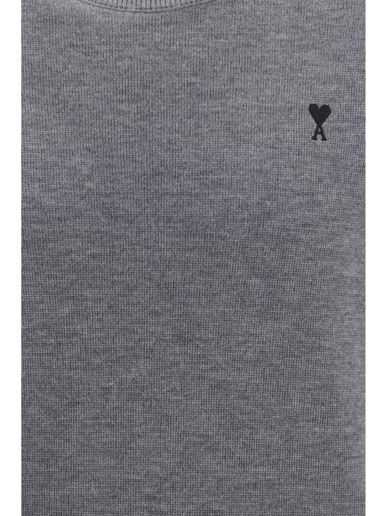 26FW 아미 ADC 크루넥 스웨터 HKS826001 A336 GRAY - AMI