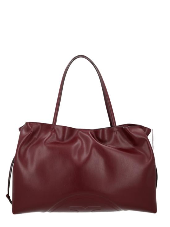 26FW 토리버치 엘라 나투라 엠보스드 토트 백 178767 600 Burgundy
