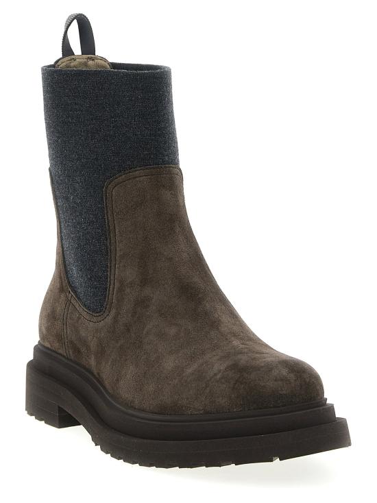  브루넬로 쿠치넬리 부츠 LDMZSFG3034C7284 BROWN - BRUNELLO CUCINELLI