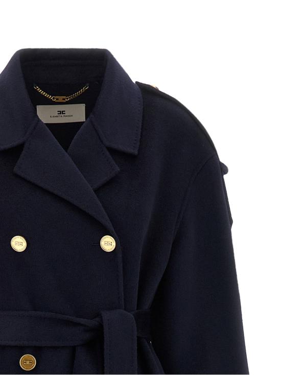  엘리자베타프랜치 코트 LDCP02D66E2H88 NAVY - ELISABETTA FRANCHI