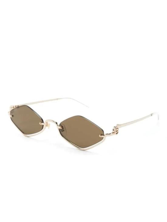  구찌 선글라스 GG1604S 002 GOLD GOLD BROWN 53 - GUCCI