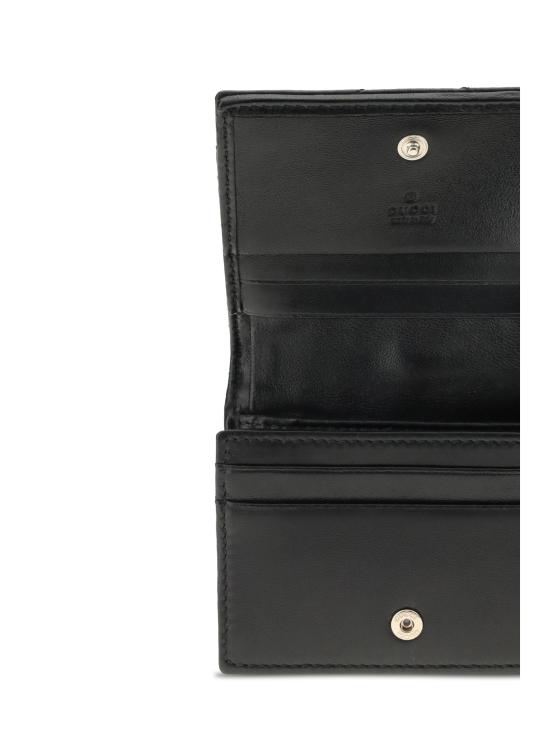 26FW 구찌 GG 마몽 카드 케이스 466492AAFAX 1000 BLACK - GUCCI