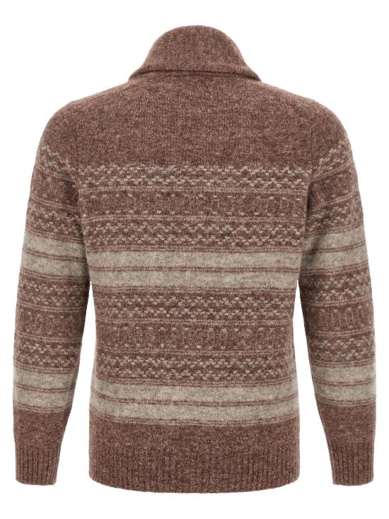  브루넬로 쿠치넬리 가디건 LDMTF710006CTB53 BROWN - BRUNELLO CUCINELLI