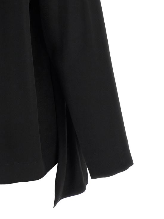  누드 블라우스 LD1103W2625009 BLACK - NUDE