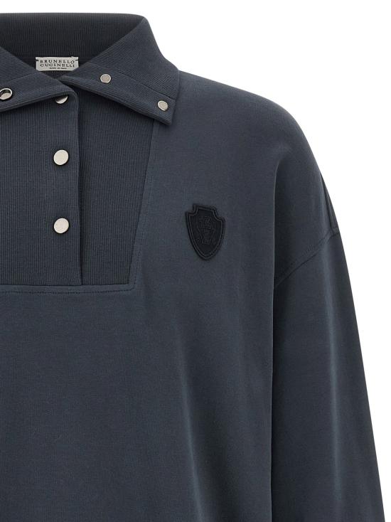  브루넬로 쿠치넬리 긴팔 티셔츠 LDMN05NVM205C3186 - BRUNELLO CUCINELLI