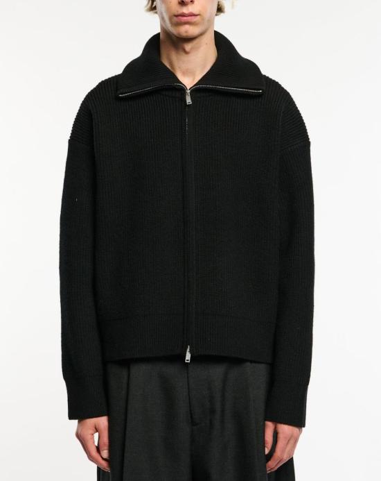  스튜디오 니콜슨 스웨터 FW26H208 SANDOS SN 1497 Black M - STUDIO NICHOLSON