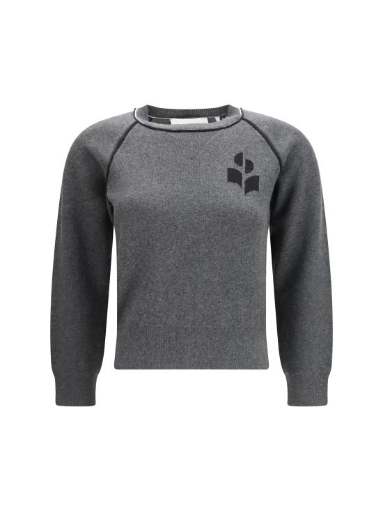 26FW 이자벨마랑에뚜왈 스웨터 PU0856FAD1L11E ANBK GRAY