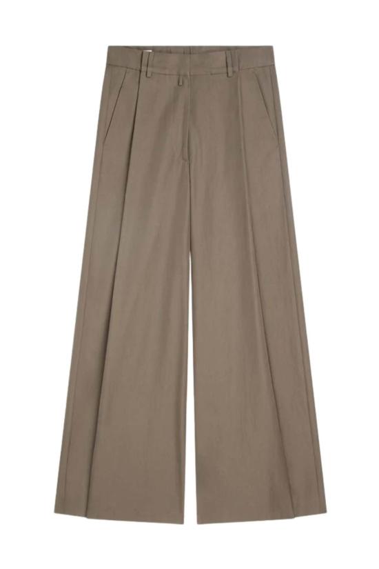  드리스 반 노튼 스트레이트 팬츠 (Dries Van Noten) 포디움 W.W. 팬츠 카키색