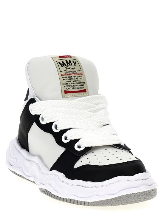  메종 미하라 야스히로 스니커즈 LDA12FW718BLKWHT WHITE - MAISON MIHARA YASUHIRO