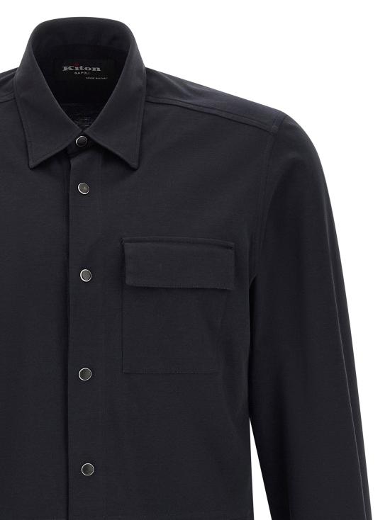  키톤 셔츠 LDUMCBUBAK06R491100 BLACK - KITON