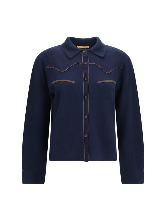 26FW 게스트 인 레지던스 셔츠 W46810JM MID NAVY