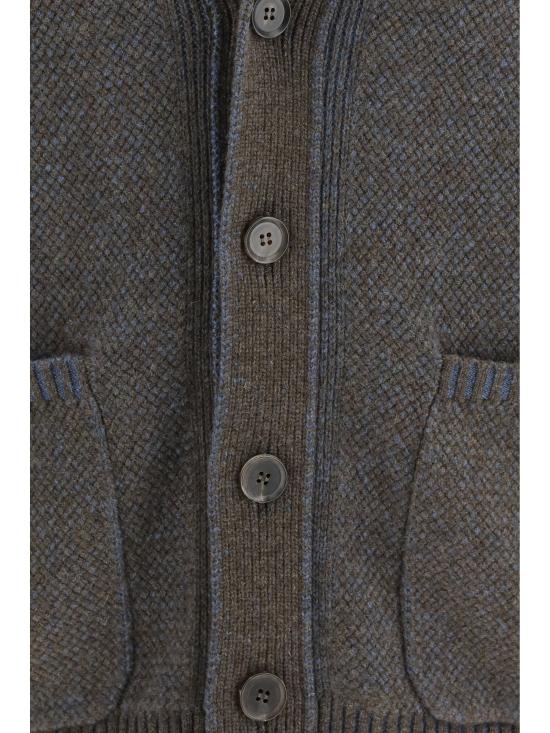 26FW 에르메네질도제냐 니트웨어 RUIB87A4155VB9 001 GRAY - ERMENEGILDO ZEGNA