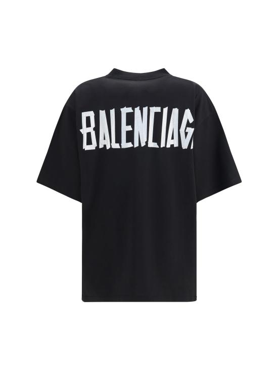 26FW 발렌시아가 폴로 티셔츠 871733TVVE4 1000 BLACK - BALENCIAGA