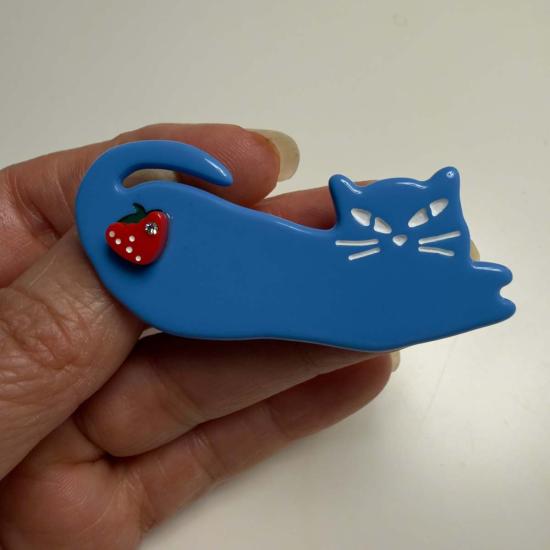  센티넬 헤어 액세서리 과일 고양이 헤어 클립 듀오 - CENTINELLE
