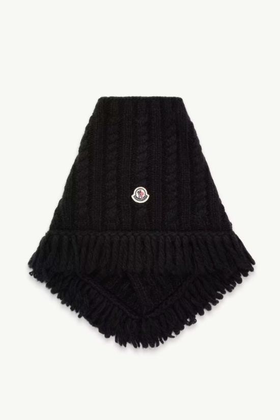 26FW 몽클레어 머플러/스카프 ULT 010123 NOIR TU BLACK - MONCLER