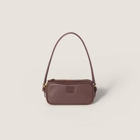 26FW 미우미우 숄더백 ULT 010457 MARRON TU BURGUNDY