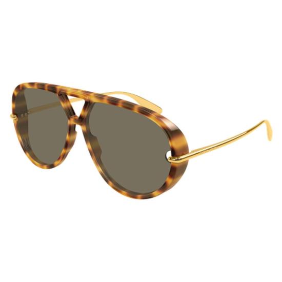  보테가베네타 선글라스 BV1274S005 HAVANA GOLD BROWN - BOTTEGA VENETA