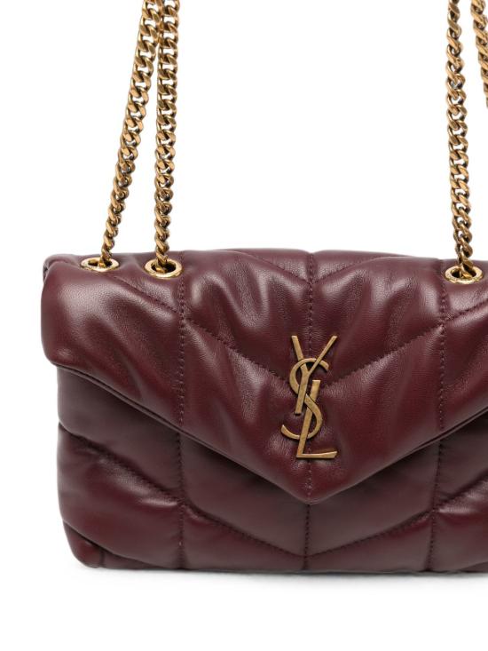 26FW 생로랑 토이 푸퍼 램스킨 숄더백 759337 1EL076197 BORDEAUX - SAINT LAURENT