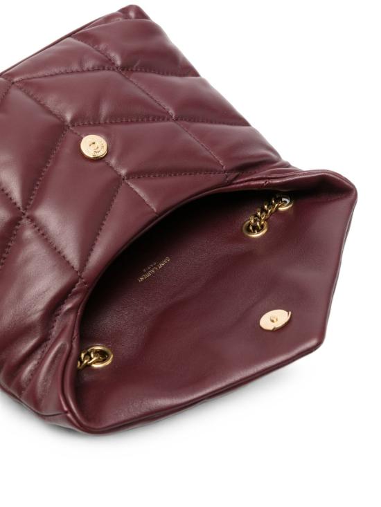 26FW 생로랑 토이 푸퍼 램스킨 숄더백 759337 1EL076197 BORDEAUX - SAINT LAURENT