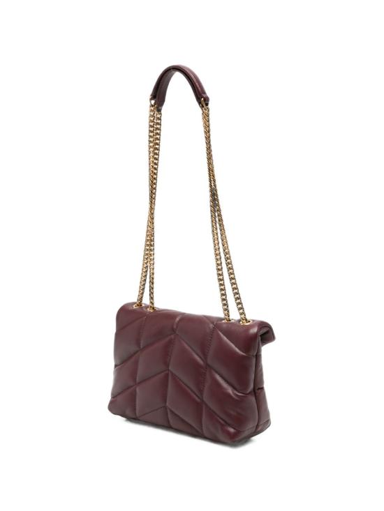 26FW 생로랑 토이 푸퍼 램스킨 숄더백 759337 1EL076197 BORDEAUX - SAINT LAURENT