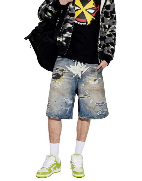 26FW 베이프 스니커즈 0ZXSHM313911QGR GREEN - BAPE