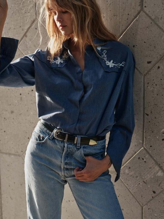  CISSA 블라우스 T1498592E BLUE