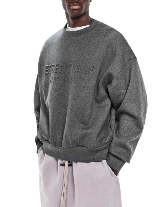 26FW 피어오브갓 긴팔 티셔츠 192HO256551F GRAY - FEAR OF GOD