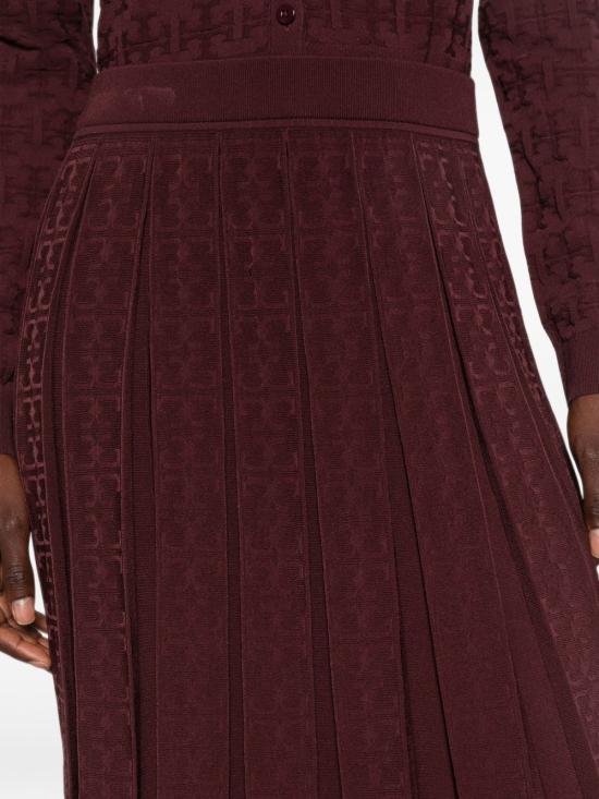  토리버치 스커트 171887778 AI26 BURGUNDY - TORY BURCH