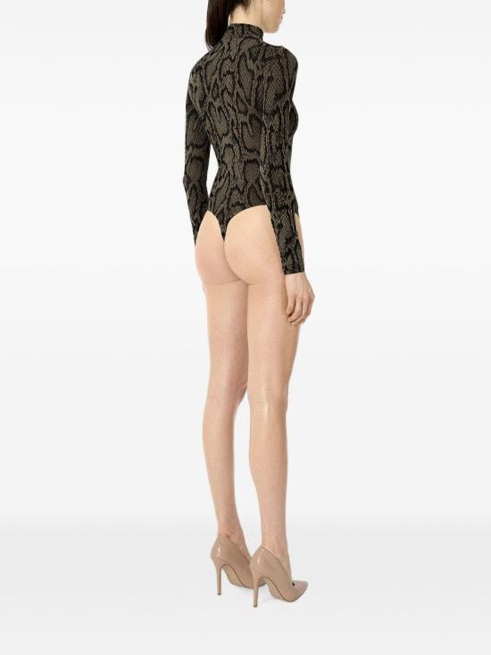 26FW 월포드 바디수트 티셔츠 77130 8363 GREEN - WOLFORD