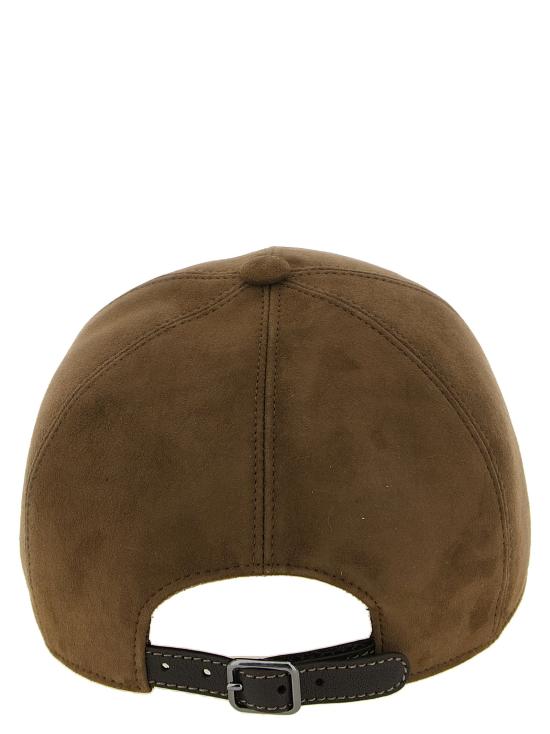  브루넬로 쿠치넬리 볼캡 LDMCAP9F151C9801 BROWN - BRUNELLO CUCINELLI